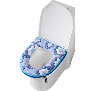 马桶坐垫家用秋冬款耐脏四季通用防水可爱拉链款坐便套圈马桶垫子