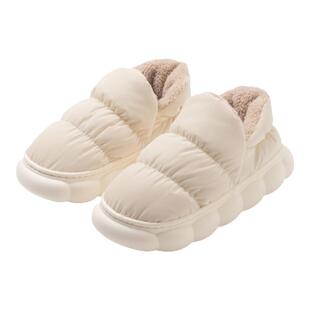 秋冬季月子鞋10月11月孕产妇室内家居厚底踩屎感外穿包跟棉拖鞋女