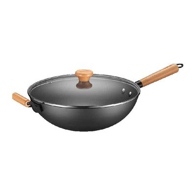 苏泊尔无涂层钛炒锅铁锅