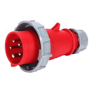 防水航空工业插头插座3/4芯5孔16A32A非防爆连接器380v公母对接