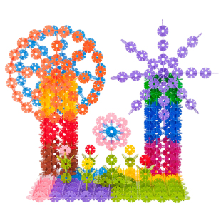 儿童雪花片加厚大号积木拼装玩具女孩男孩幼儿园宝宝六一儿童节