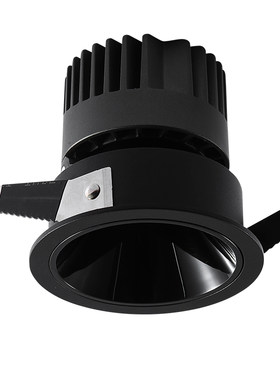 小山丘射灯嵌入式防眩光洗墙家用客厅客智能极窄边框led筒灯75mm