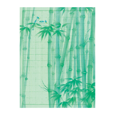 景阳阁微喷蜡染绢纸2cm方格竖格