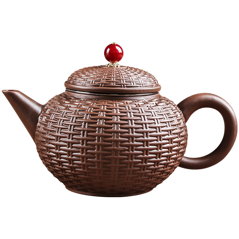 宜兴紫砂壶大号容量吉祥壶内胆杯