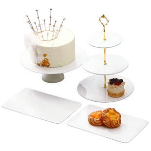 甜品台摆件展示架套装蛋糕托盘下午茶餐具点心架子冷餐盘茶歇摆台