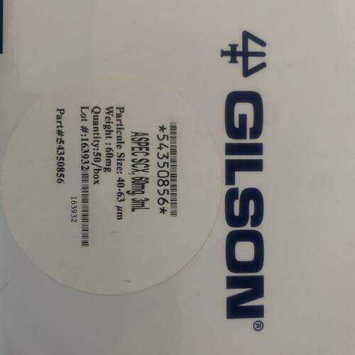 议价GILSON吉尔森固相萃取小柱54350856 ASPEC SCX 60mg 3ml 50/