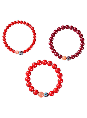 朱砂莲花手串正品官方女款手链