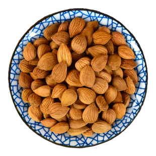 苦杏仁中药材小药仙正品药用去皮生苦杏仁粉食用北杏仁炒苦杏仁