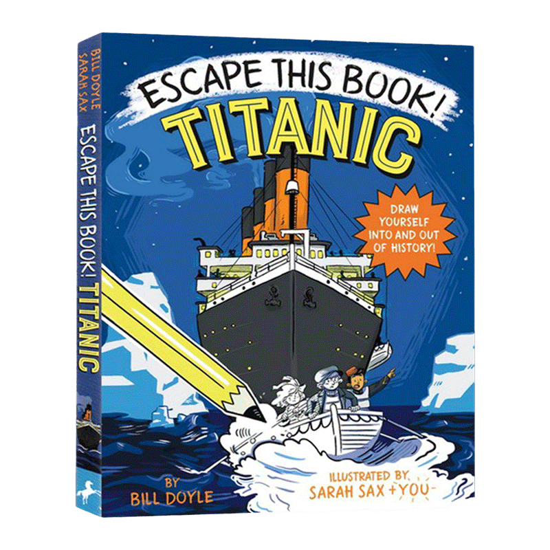 英文原版 Escape This Book! Titanic 泰坦尼克号 英文版 进口英语原版书籍儿童外文书