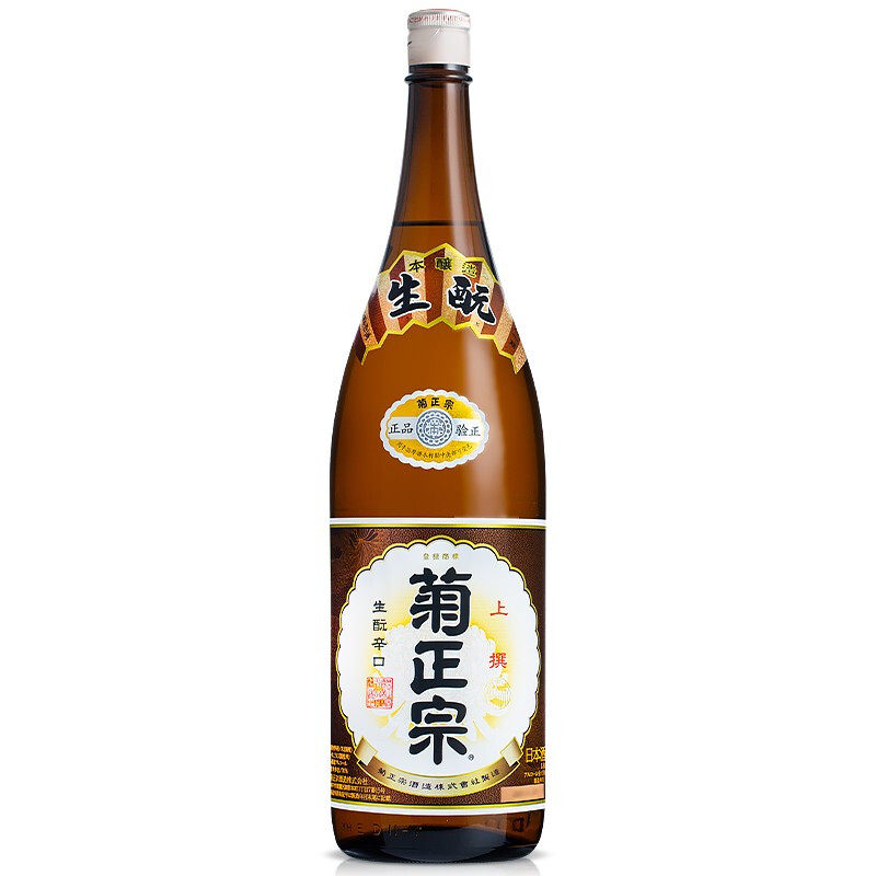 菊正宗生酛辛口大瓶洋酒1.8L