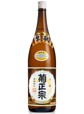 菊正宗生酛辛口大瓶洋酒1.8L