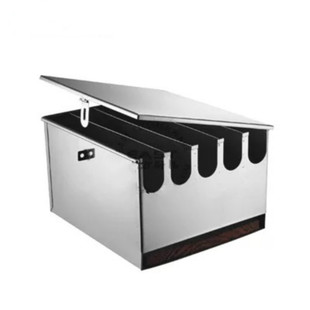 特厚刀箱带盖带锁刀架3格4格5格酒店 饭店后厨用厨师收纳刀具架子