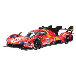 比美高1:43法拉利 296 GT3勒芒24h耐力赛冠军车赛车模型合金车模