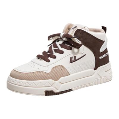 回力平跟百搭休闲高帮运动小白鞋