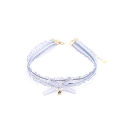 仙女蓝色系~choker少女清新超仙气质浪漫颈带项圈颈饰脖子饰品