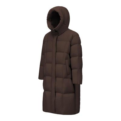 [零压2.0]波司登25新款龟背女过膝大长款羽绒服加厚保暖外套廓形