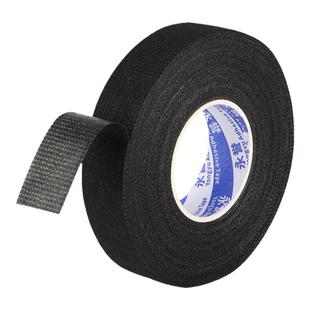 汽车植绒布线束胶带隔音降噪涤纶布胶条防止车门车体摩擦中控台发出异响密封汽车发动机除异响阻燃用电工胶布