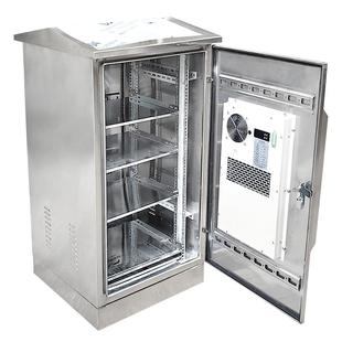 户外不锈钢防水网络机柜室外一体化通信机柜综合柜设备柜空调机柜5G基站服务器机柜电池储能柜