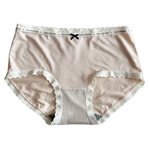 小凉呼吸裤~花仙子夏薄款中腰凉感莫代尔花边透气10A抑菌少女内裤