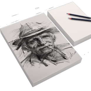 诺雅素描纸8k水粉水彩画画纸4k马克笔速写绘画美术生专用4k铅画纸4开A4A316k8儿童本幼儿园小学生180克四开