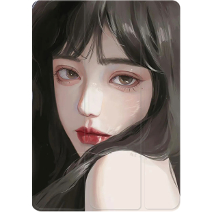 ipad2021保护套带笔槽pro11少女air5硅胶4第六代9平板mini6防弯壳2020纯欲风迷你三折辣妹适用苹果2017二次元