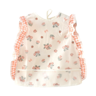 宝宝无袖夏季防脏防水吃饭反穿衣婴儿外穿围兜薄款儿童幼儿园罩衣