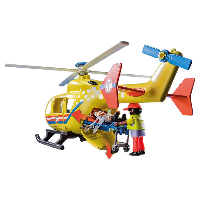 PLAYMOBIL摩比世界救援直升机儿童玩具71203