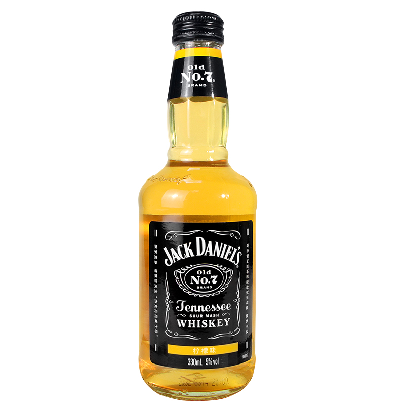6瓶多省包邮杰克丹尼威士忌预调酒柠檬味330ml*6瓶 正品洋酒鸡尾