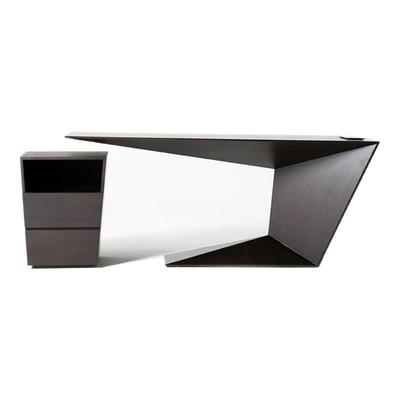 已夏钻石书桌意式极简轻奢书桌高级客厅开放书房电脑桌工作台