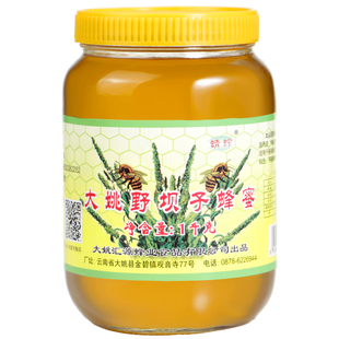 云南特产大姚野坝子蜂蜜1000g农家自产蜂蜜 送礼佳品