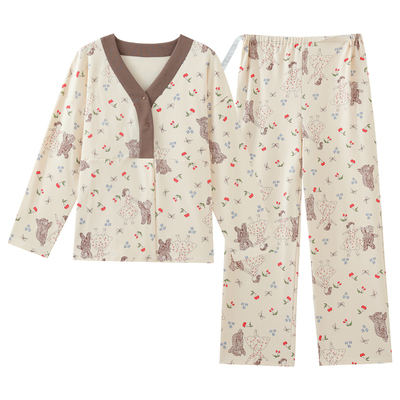 产后哺乳月子服睡衣套装女家居服