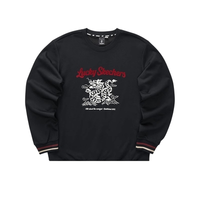 Skechers斯凯奇24春中性针织男女同款运动经典卫衣L124U052/0018