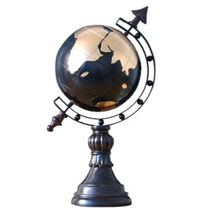 欧式创意复古地球仪摆件客厅办公室高档桌上装饰物摆设家居装饰品