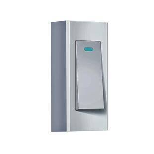 明装单联按钮开关电源小型灯面板220v伏床头单线手捏迷你超薄单开