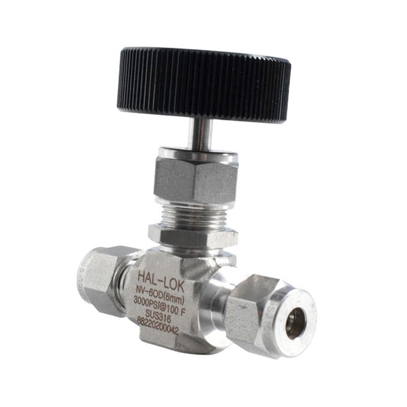 316L不锈钢3000psi1/2卡套针阀针型阀仪表阀门卡套式截止阀代进口