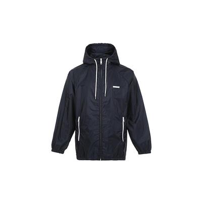 【自营】Prada/普拉达男士FW25再生尼龙连帽宽松休闲拉链夹克外套