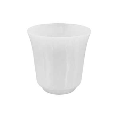 德化冰种璞玉防烫功夫茶杯主人杯