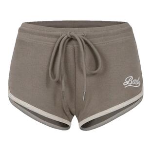 badblood夏季刺绣抽绳美式辣妹运动短裤女复古风休闲裤热裤裤子女