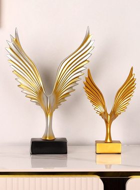 现代轻奢老鹰摆件树脂摆设家居电视柜客厅装饰品艺术酒柜大展宏图