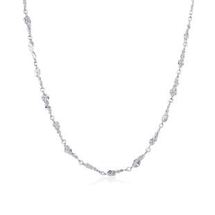 sanswood《西西弗斯》原创不规则肌理感纯银项链女轻奢小众锁骨链