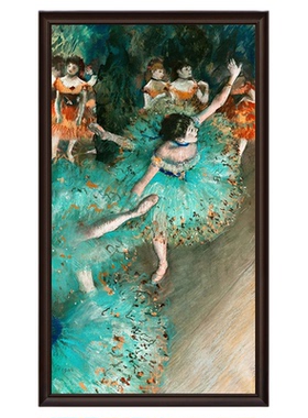 风色古典客厅油画竖幅人物装饰画