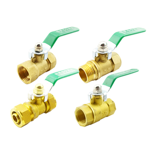 太阳能热水器配件大全1216内丝球阀开关铜4分6分1寸内外螺纹阀门