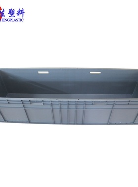 EU41433广东加长全新料塑料EU欧箱标乌龟水产箱养殖汽配箱