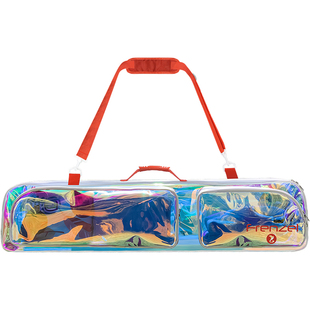 FRENZEL法兰左自由潜水长脚蹼包变色龙透明防水轻便装备脚蹼袋