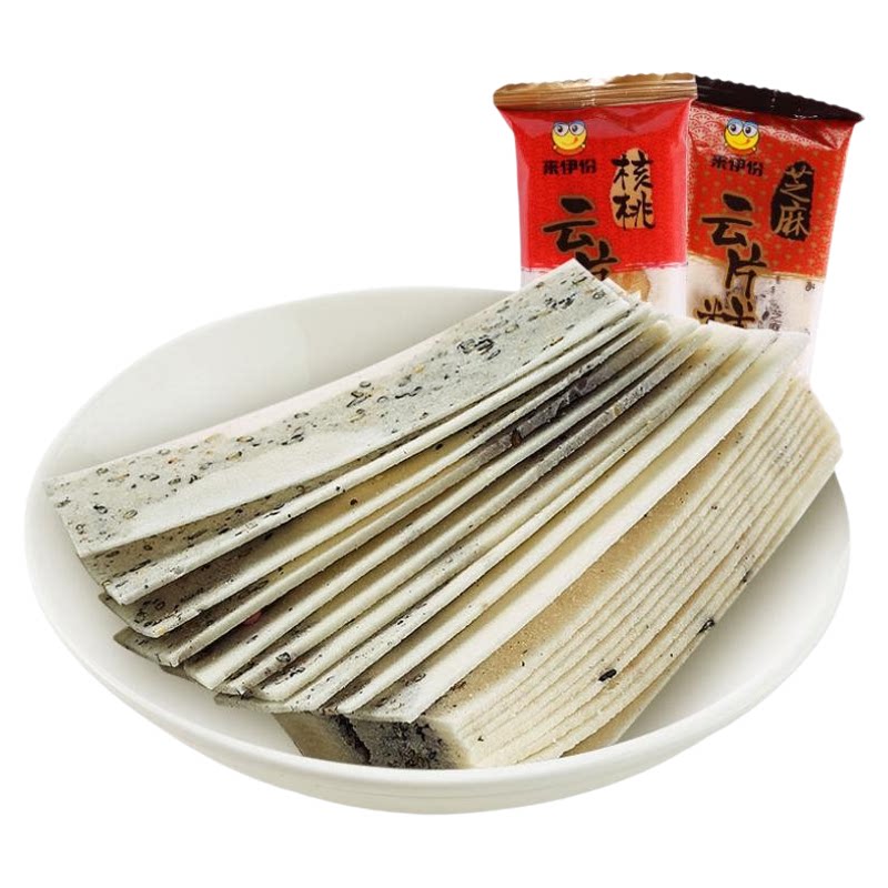 来伊份核桃云片糕500g芝麻传统