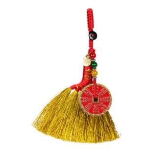 朱炳仁铜山鬼花钱挂件铜钱文玩装饰男女新中式钥匙扣饰品