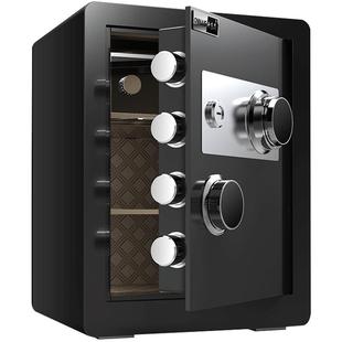 欧奈斯保险柜家用防盗25/30/40/45/60/70/80cm高小型机械锁密码老式手动转轮办公室全钢保管箱家庭床头保险箱