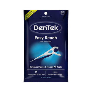 德泰克DenTek 后槽牙牙线棒超细Y型大牙后牙专用正品旗舰店75支