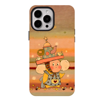 魔法茶壶适用苹果17promax手机壳iphone16pro菲林磁吸支架个性华为P80小米15小众vivo防摔保护壳oppo好运卡通