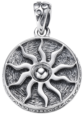 上尊太阳神足银吊坠可刻字